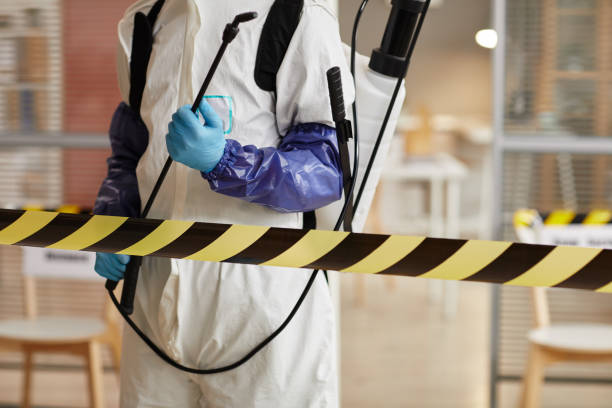 Professional Biohazard technician working in Avon, NC
